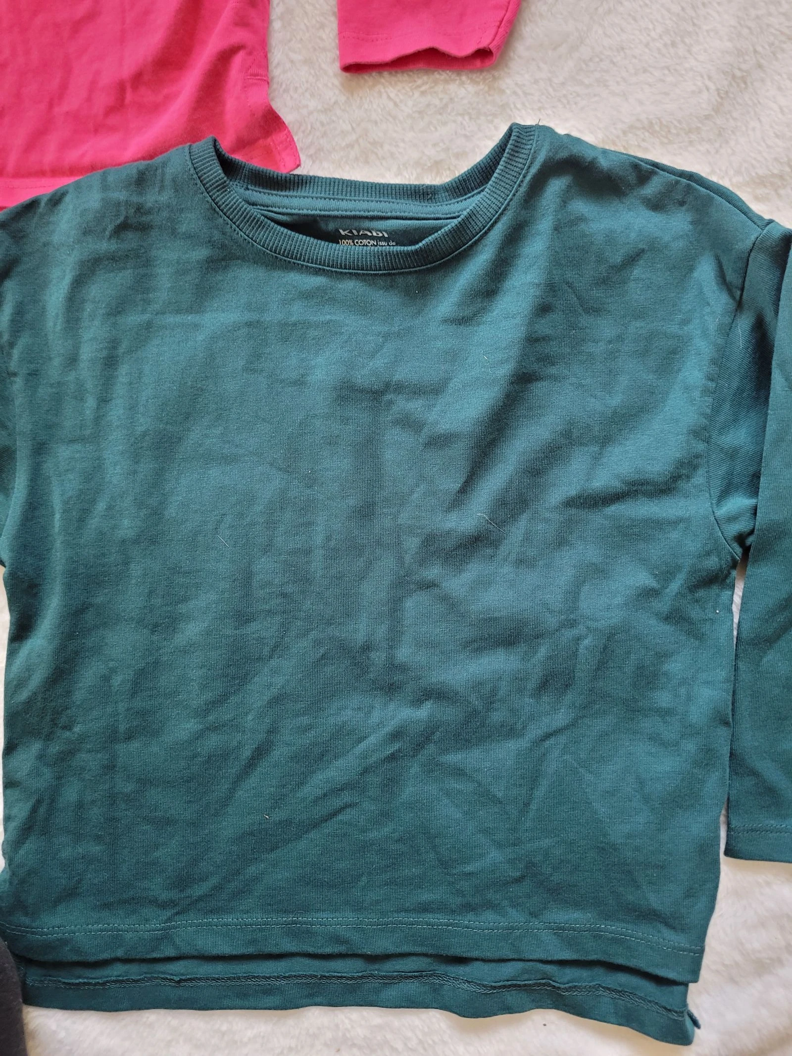 Dos camisetas de manga larga nuevas Kiabi 3 años – photo 4